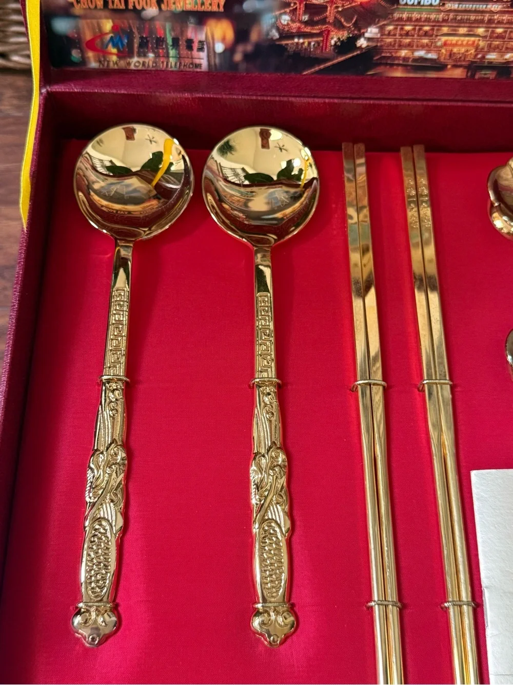 1997 Hong Kong Handover Commemorative Set 24K Gold Plated Haixing Seafood Market